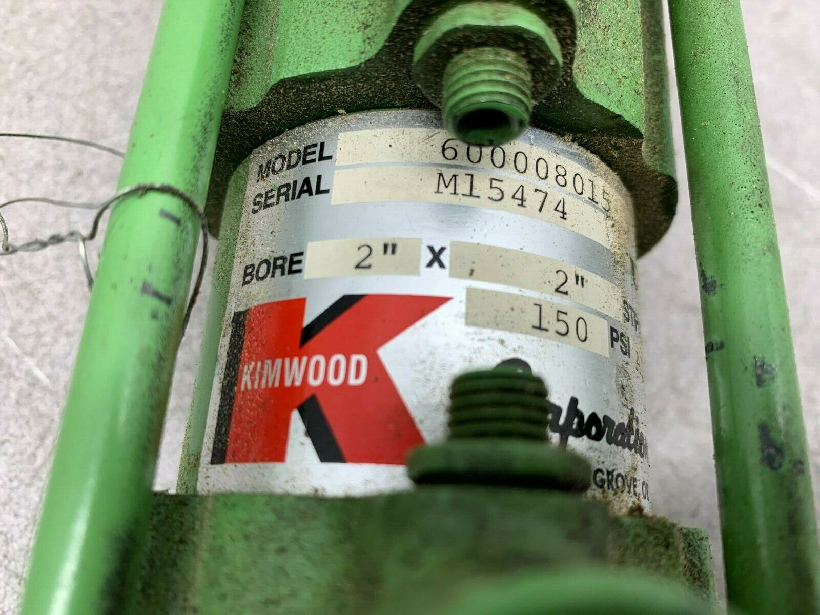 NEW KIMWOOD CYLINDER 2" BORE X 2" STROKE 600008015