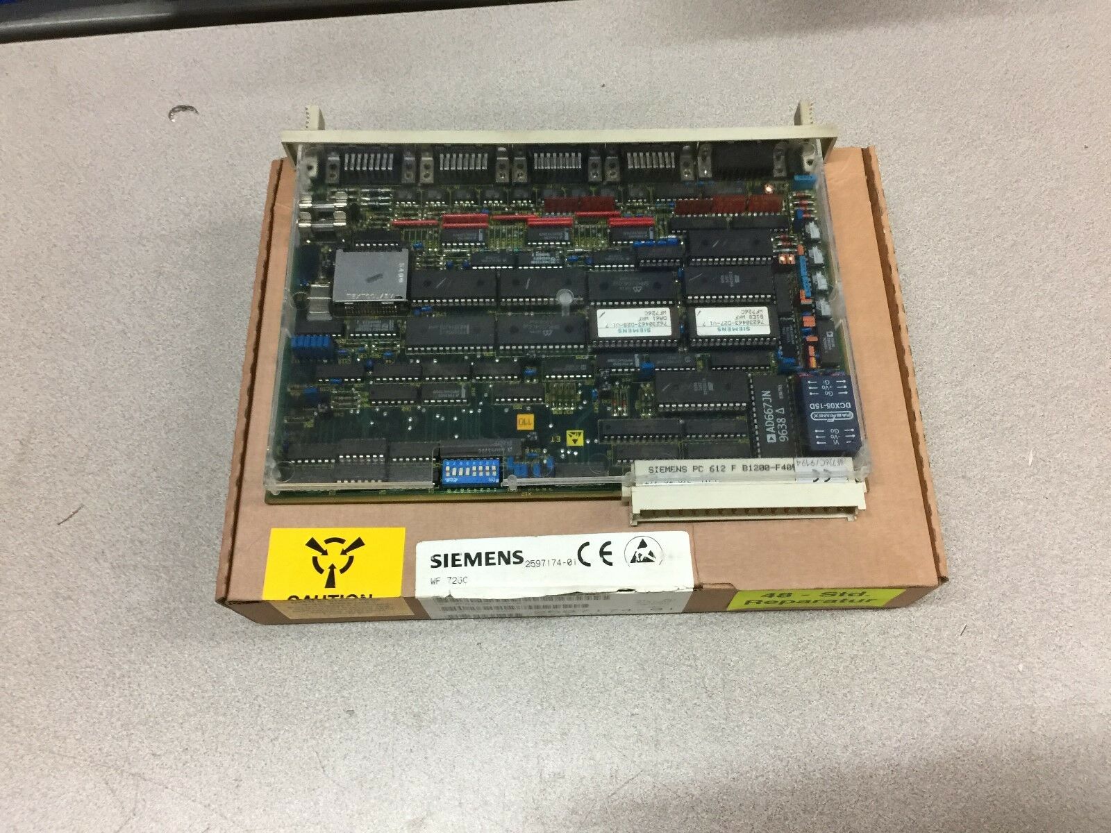 USED REFURBISHED  SIEMENS AXIS CONTROL CARD WF726C / 6FM1726-3CA10