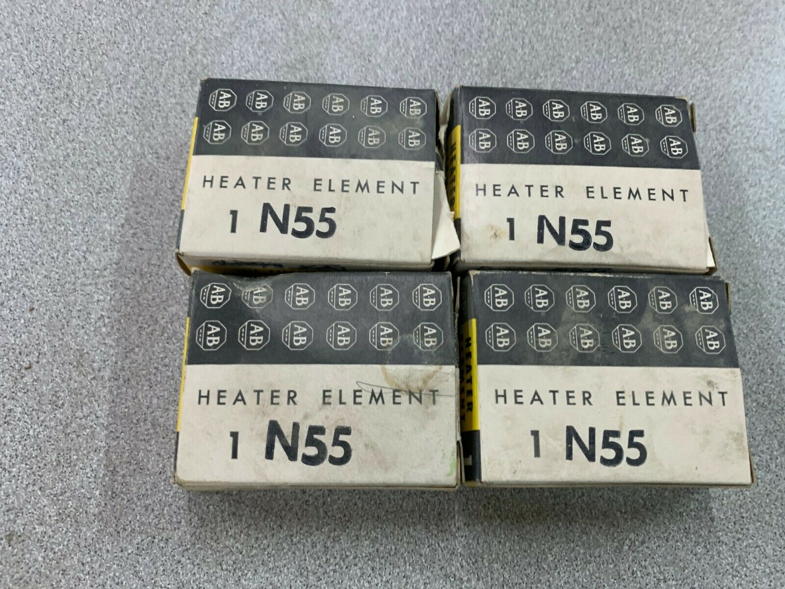 LOT OF 4 NEW IN BOX ALLEN BRADLEY HEATER ELEMENT N55