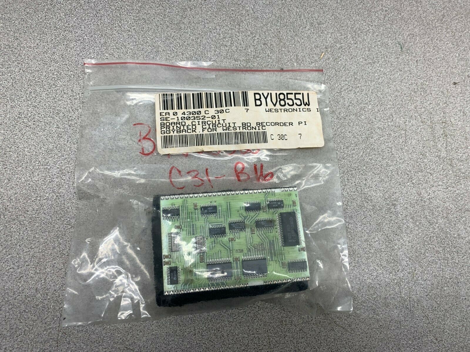 NEW NO BOX WESTRONIC CIRCUIT BOARD SE-100352-01