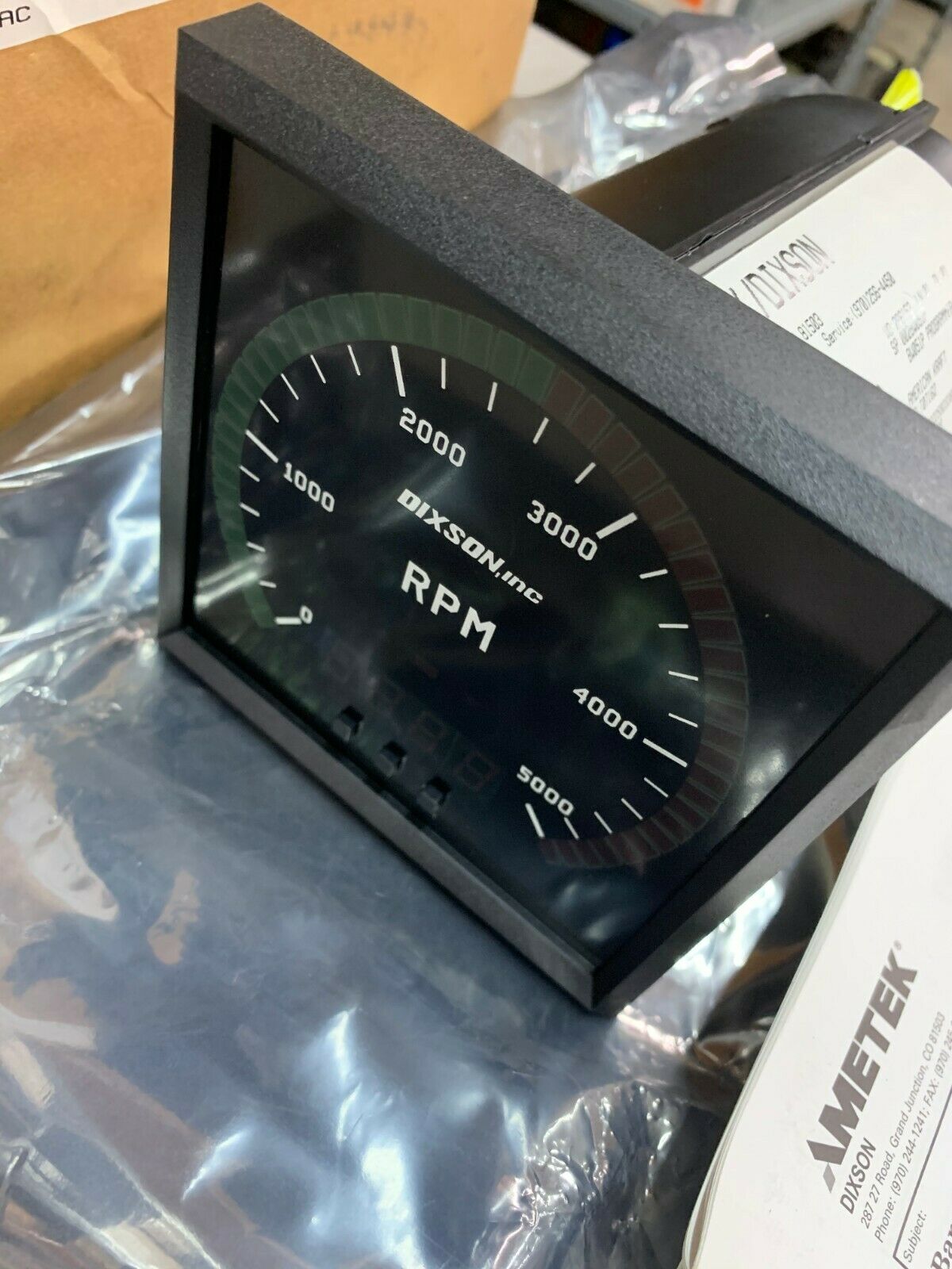 NEW IN BOX AMETEK DIXSON RPM PANEL METER BWVSRXXXY1MDLXCX32 44