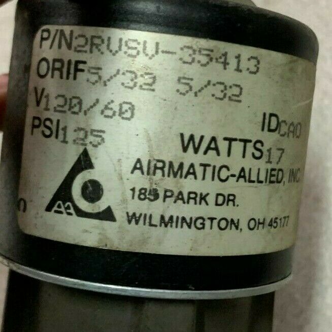 USED WATTS VALVE 2RVSV-35413