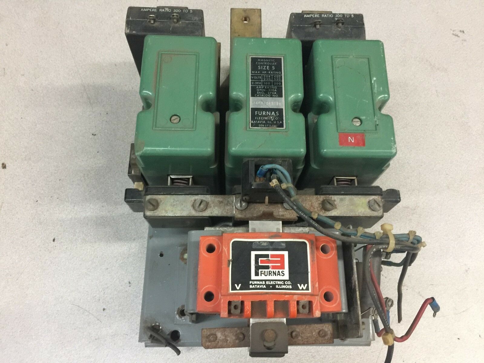 USED FURNAS SIZE 5 3PHASE STARTER 14KB106909B