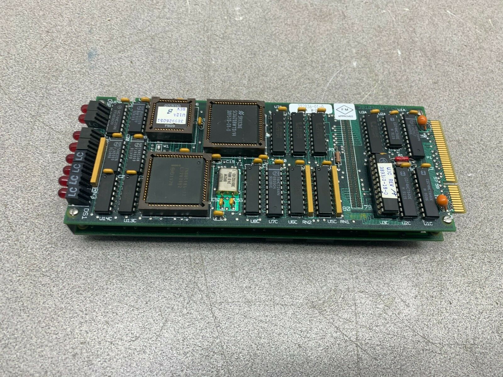 USED EMERSON BRISTOL BABCOCK BOARD ASSEMBLY 392036-01-0