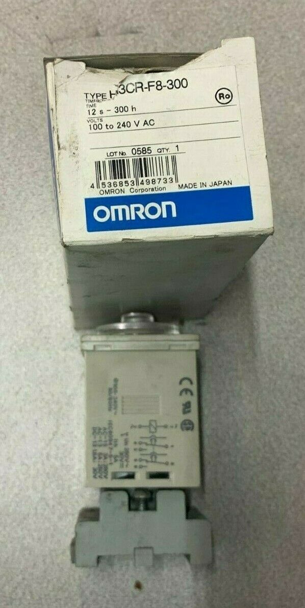 NEW IN BOX OMRON TIMER H3CR-F8-30D