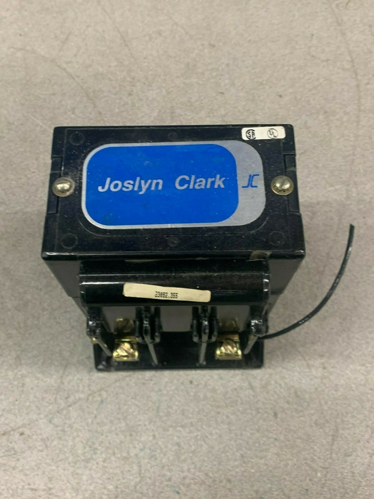 USED JOSLYN CLARK 30AMP 500VDC. CONTACTOR 5DP1-20100 *CHIPPED PLASTIC*