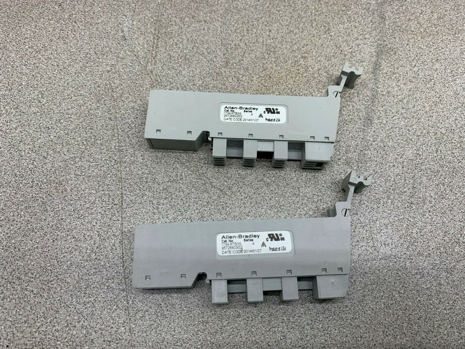 LOT OF 2 NEW TAKEOUT ALLEN BRADLEY TERMINAL BLOCK  1734-RTB3S SERIES A