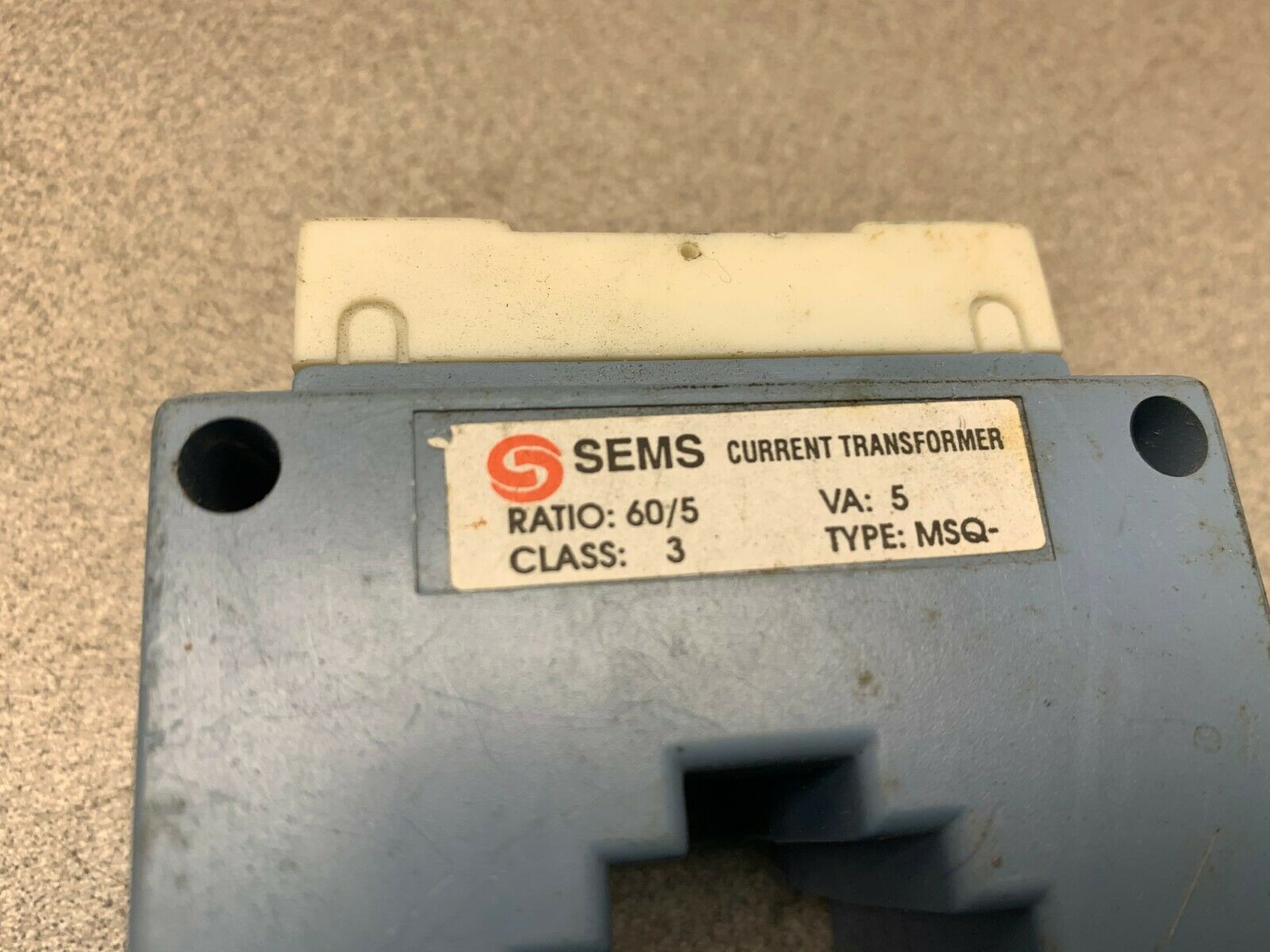 USED SEMS CURRENT TRANSFORMER 5MSQ