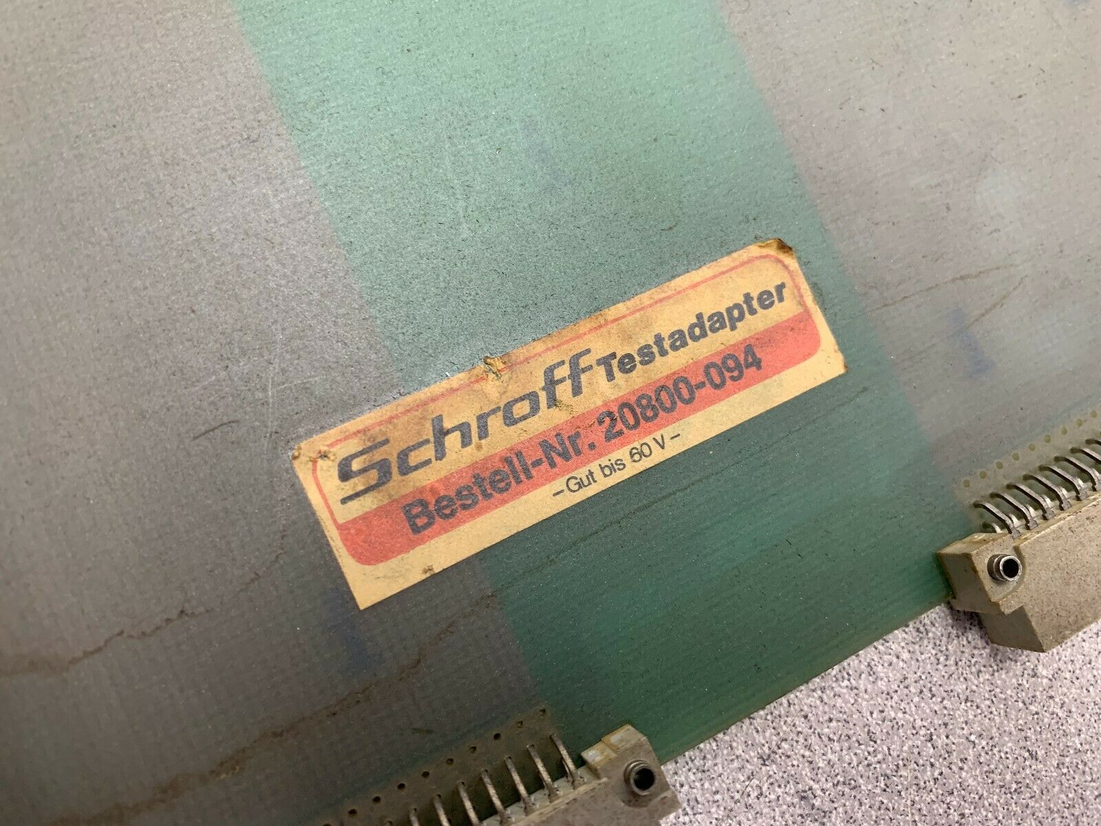 USED SCHROFF TESTADAPTER 20800-094