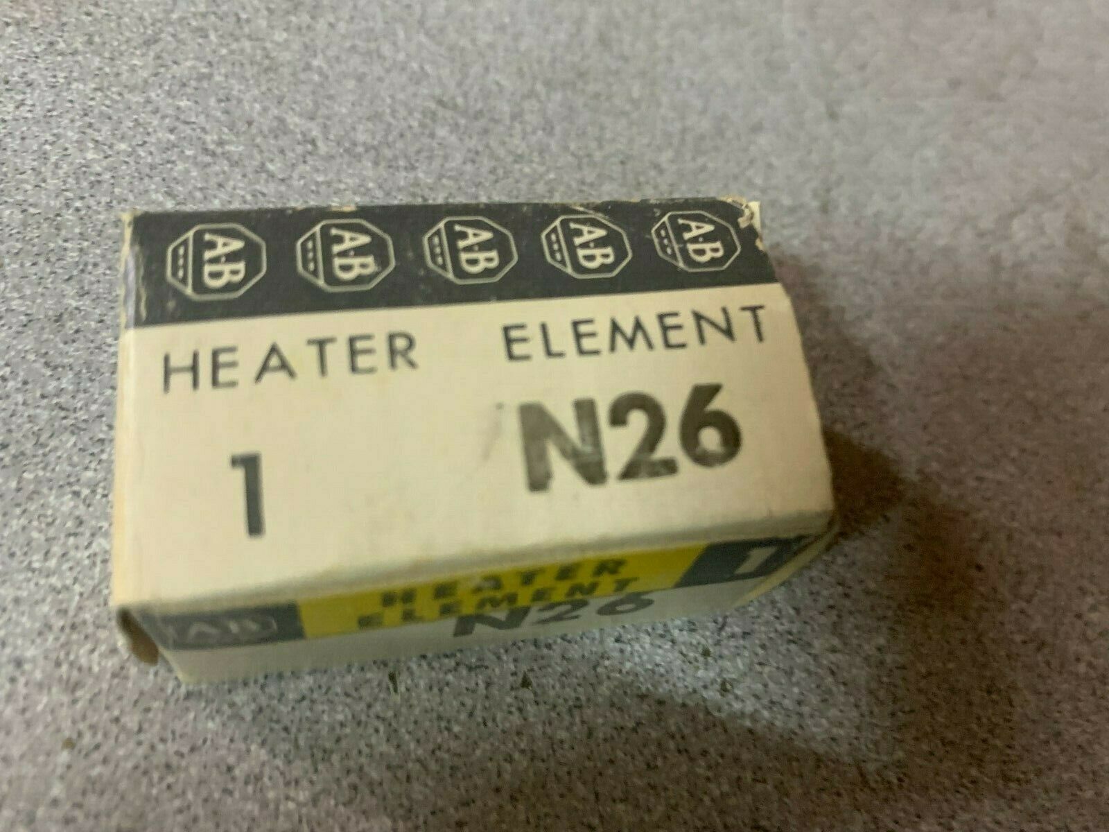 LOT OF 5 NEW IN BOX ALLEN BRADLEY HEATER ELEMENT N26