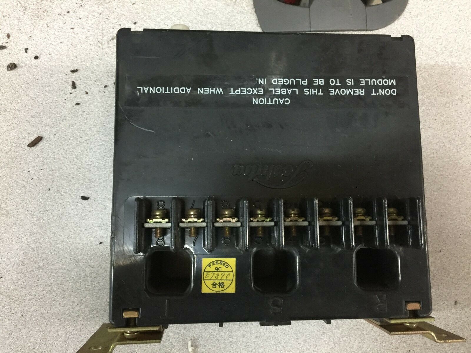 USED TOSHIBA 2E RELAY SOLID STATE OVERLOAD RELAY RC810-HP1YU