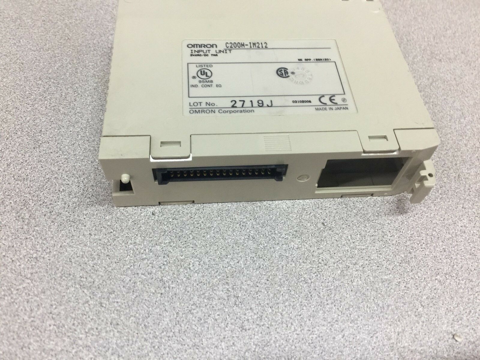 USED OMRON INPUT MODULE C200H-IM212