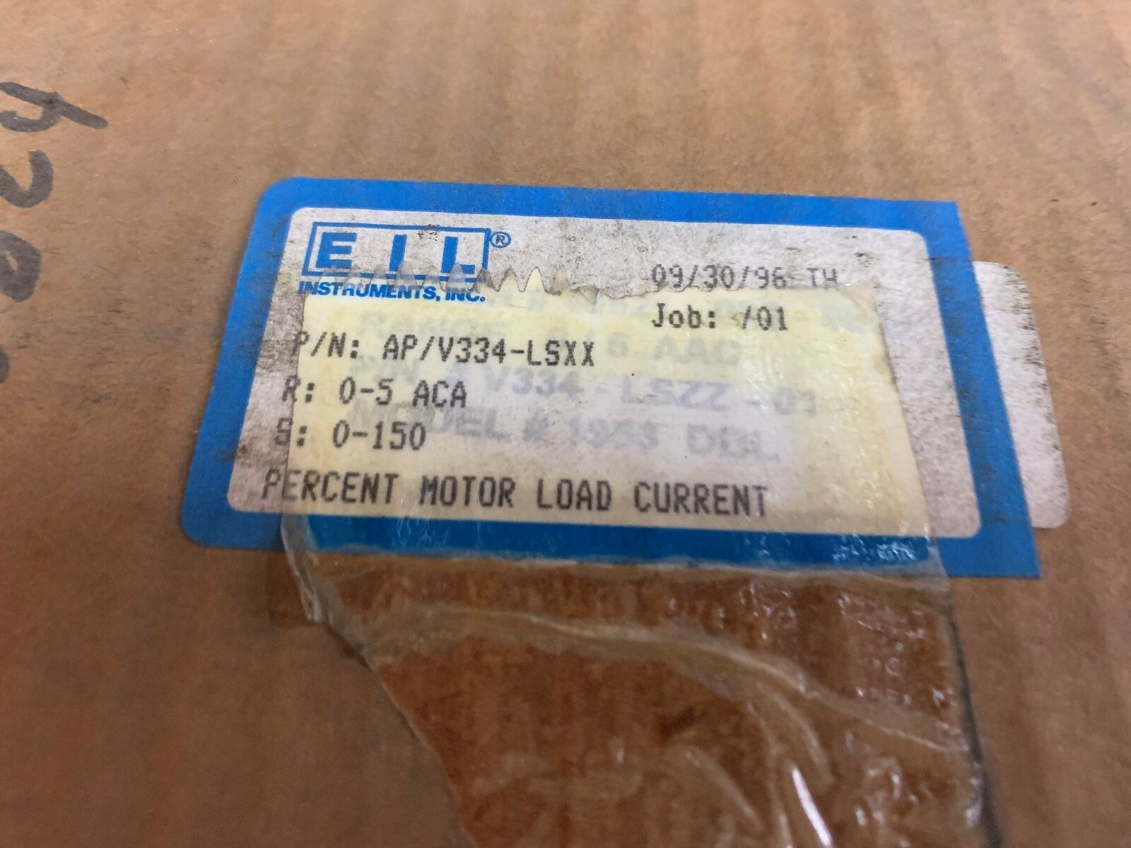 NEW IN BOX EIL PANEL METER AP/V334-LSXX