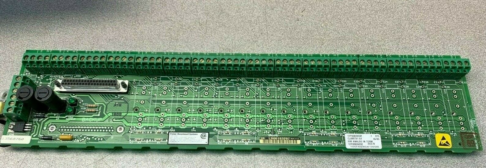 USED FISHER TERMINATOR BOARD CL689CX1-A1