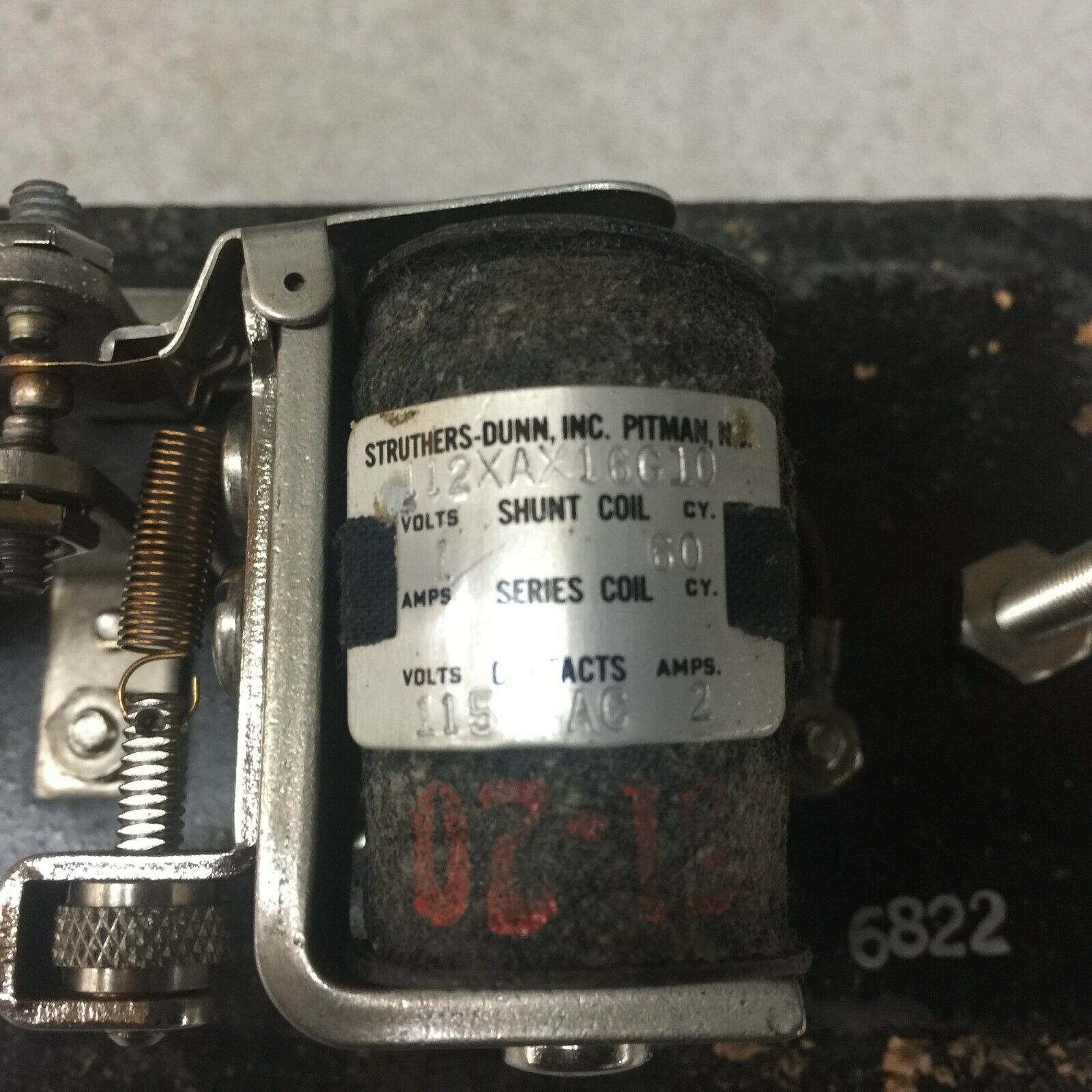 USED STRUTHERS AND DUNN RELAY 112XAX16G10