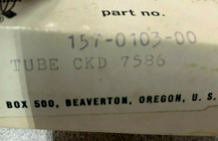 NEW IN BOX TEKTRONIX VACUUM TUBE 157-0103-00