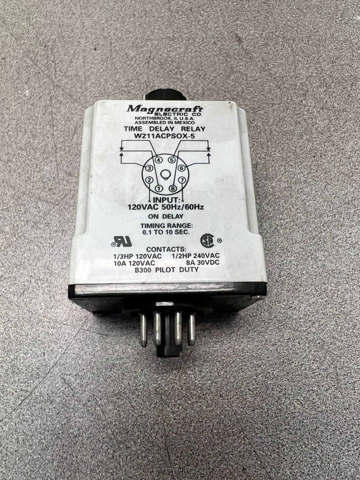 USED MAGNECRAFT RELAY W211ACPS0X-5