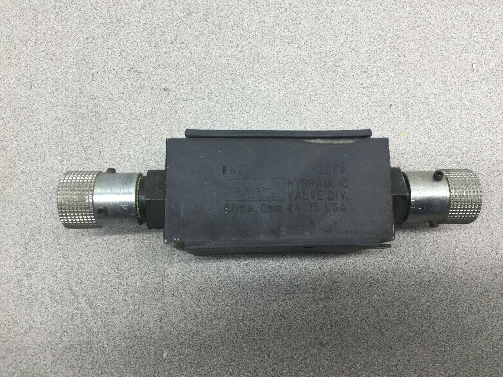 NEW NO BOX PARKER FLOW CONTROL VALVE FM2-20FA