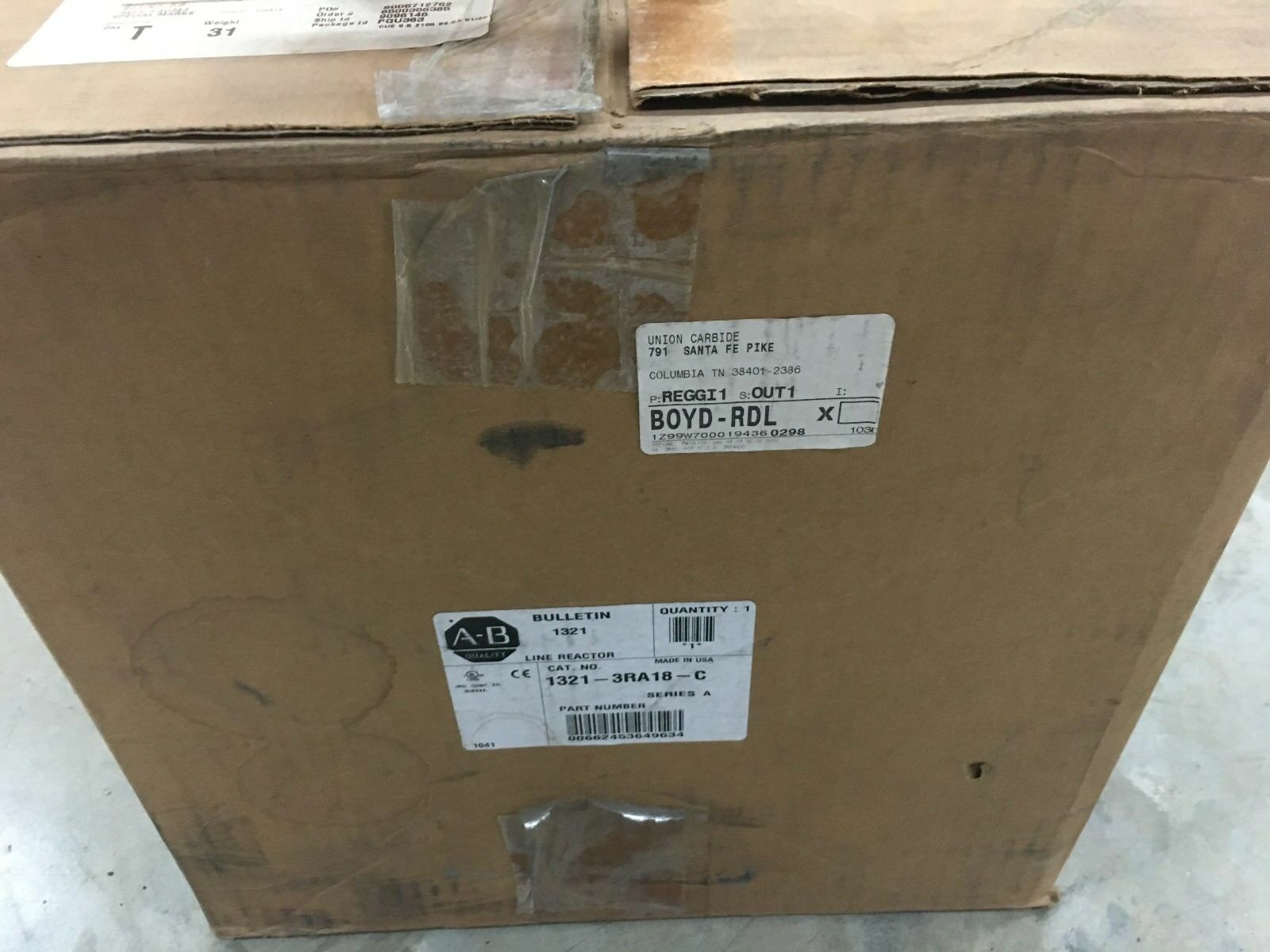 NEW IN BOX ALLEN-BRADLEY LINE REACTOR 1321-3RA18-C SERIES A