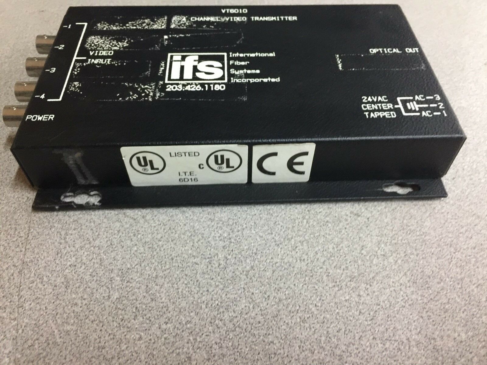 USED IFS 4 CHANNEL VIDEO TRANSMITTER VT6010