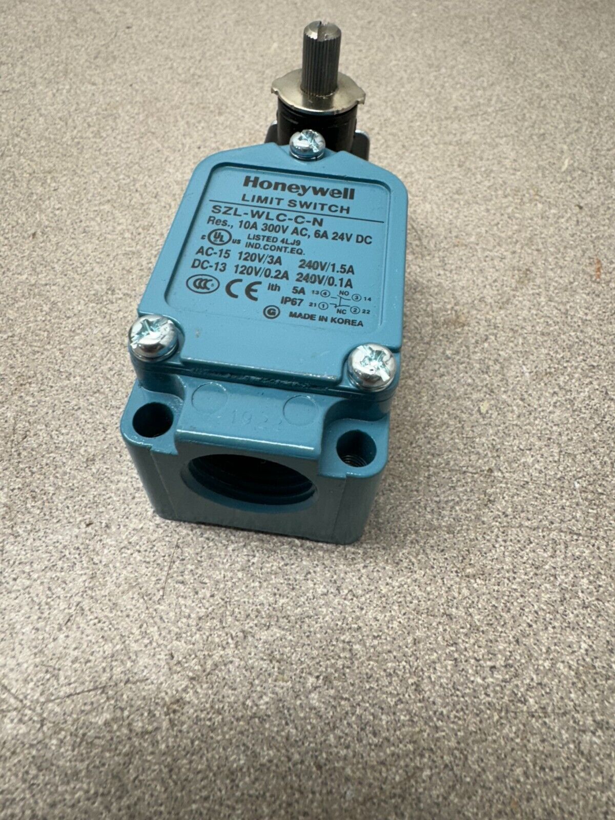 NEW NO BOX HONEYWELL LIMIT SWITCH SZL-WLC-C-N