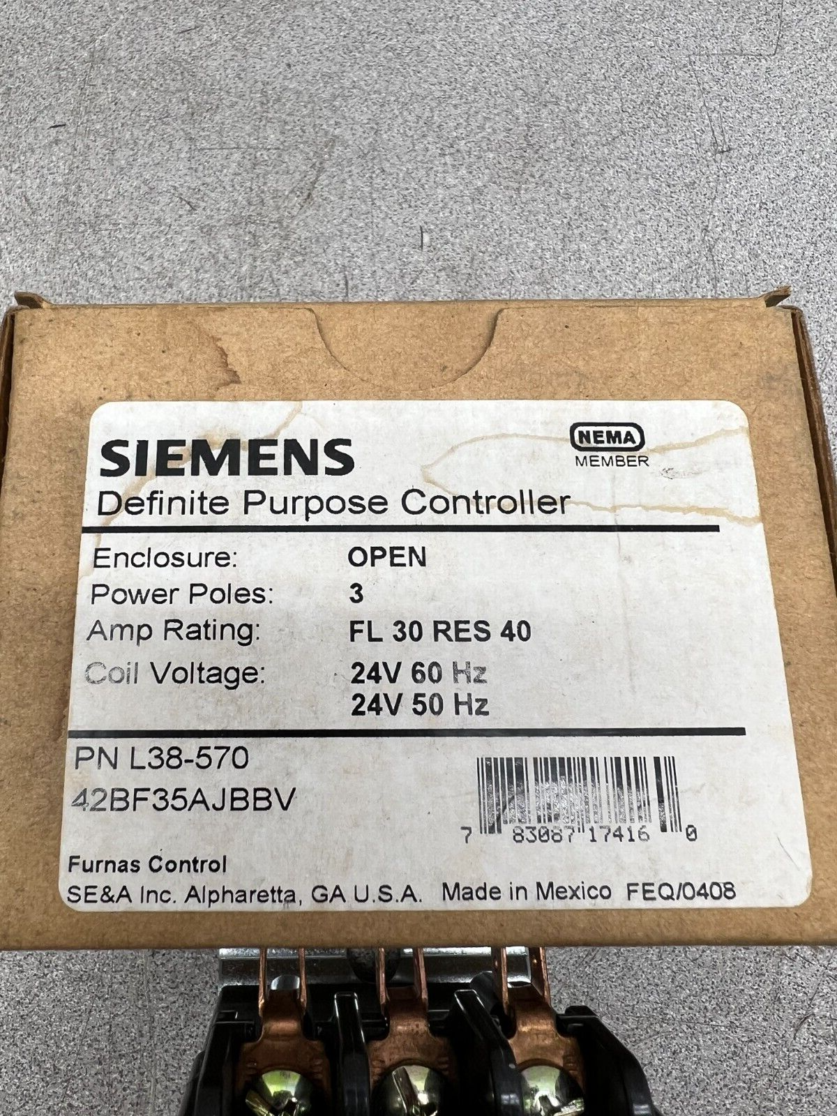 NEW IN BOX SIEMENS DEFINITE PURPOSE CONTROLLER 42BF35AJBBV