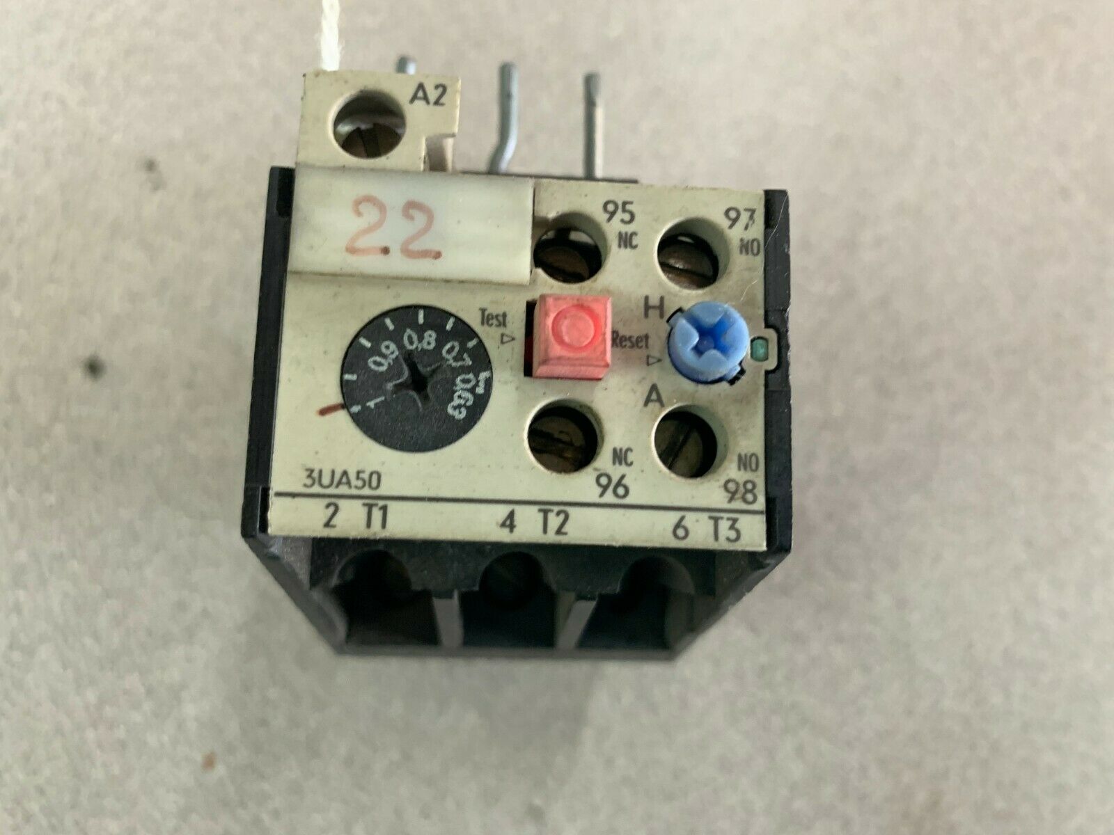 USED SIEMENS RELAY 3UA50-00-0J