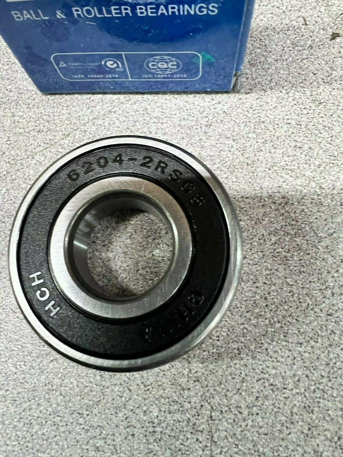 LOT OF 6 NEW IN BOX HCH BALL BEARING 6204 2RS C3