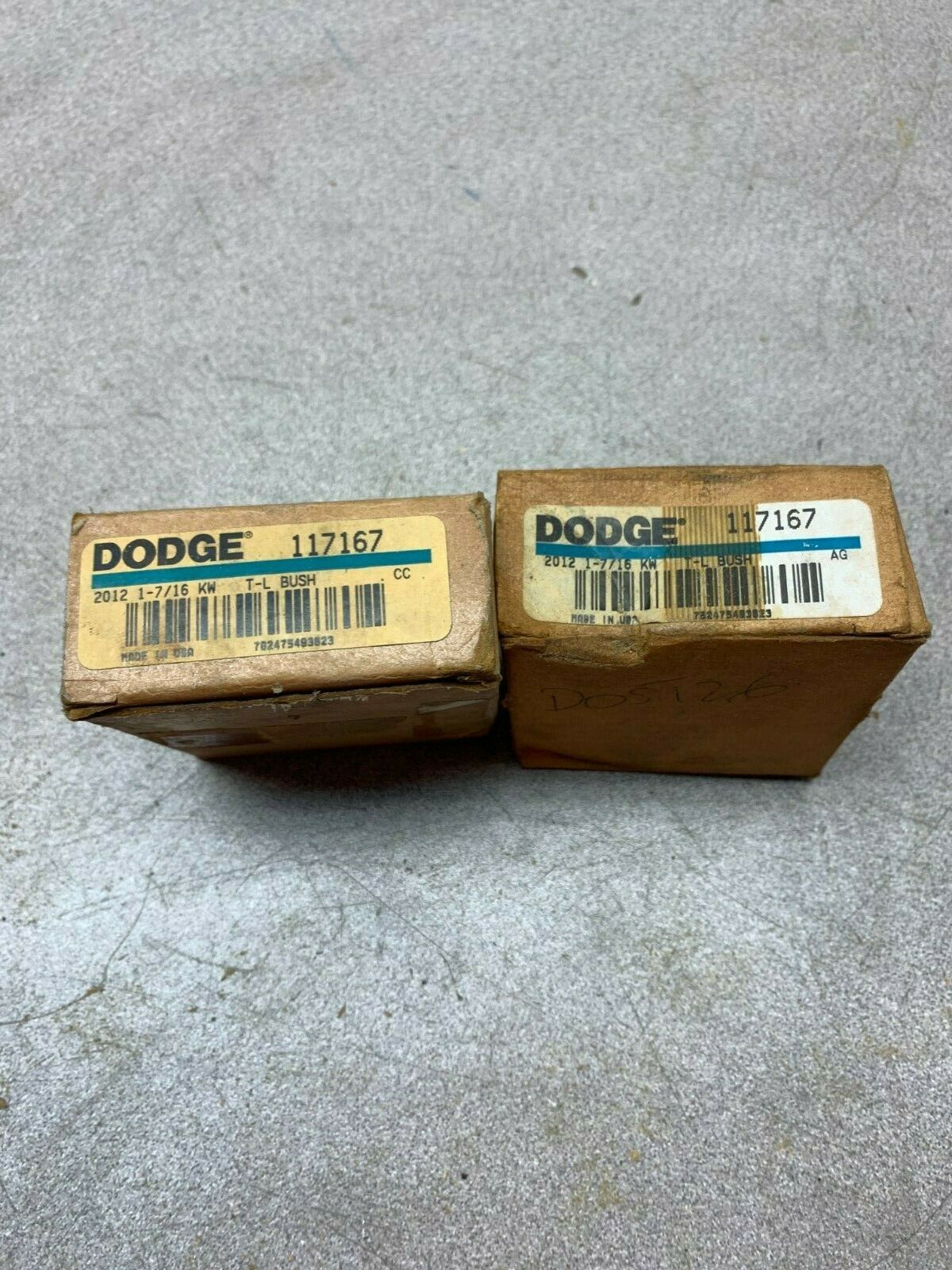 LOT OF 2 NEW IN BOX DODGE 2012 1-7/16 KW T-LL BUSH 117167