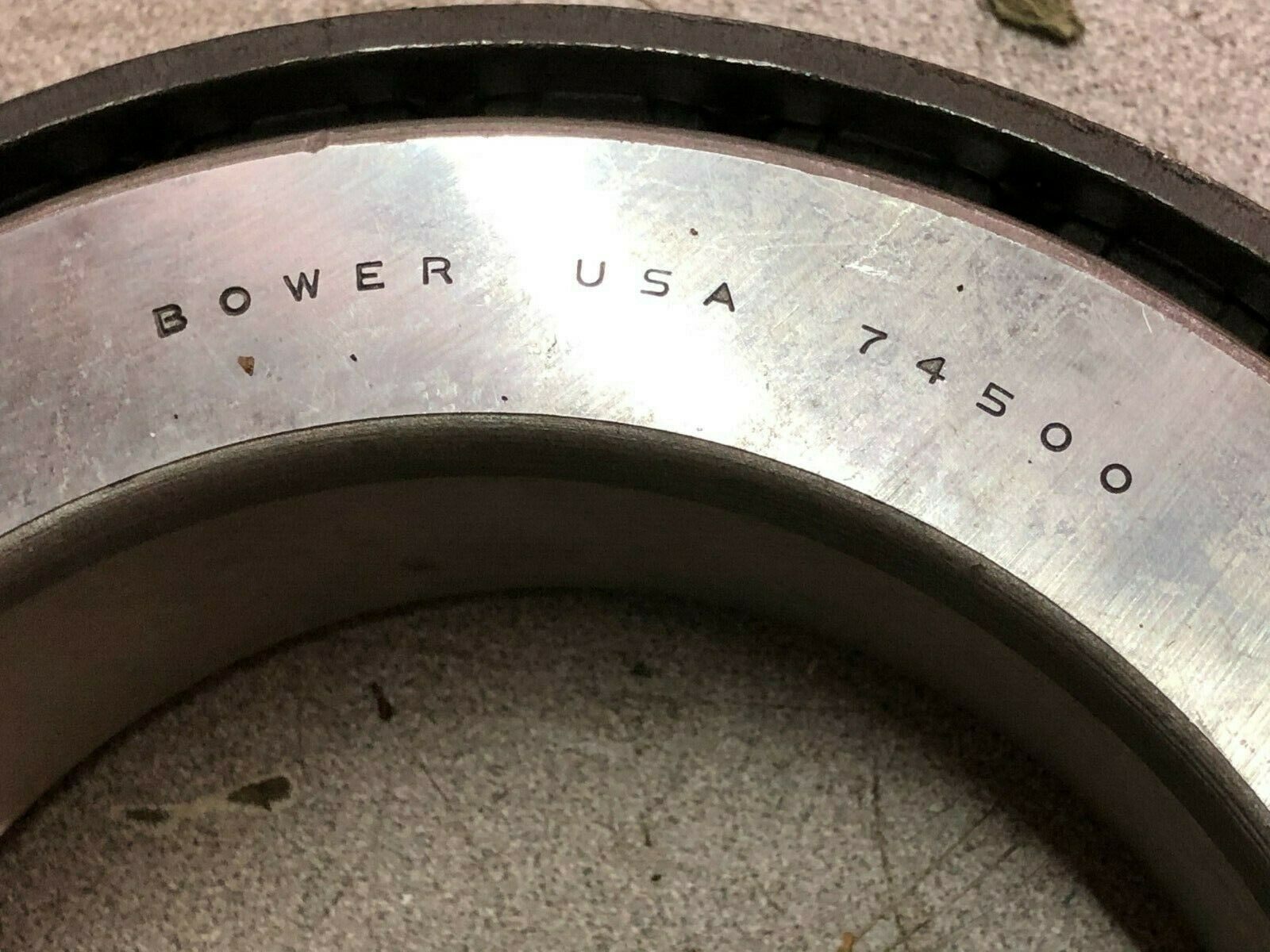 NEW BOWER TAPERED ROLLER CONE BEARING 74500