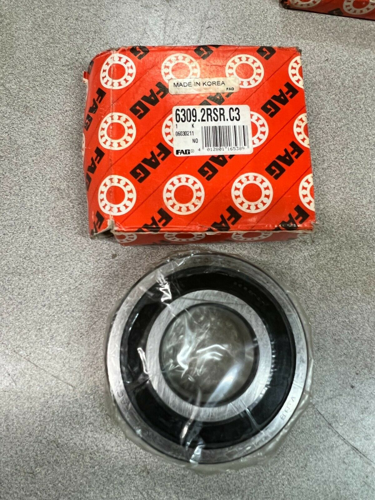 NEW IN BOX FAG BALL BEARING 6309.2RSR.C3