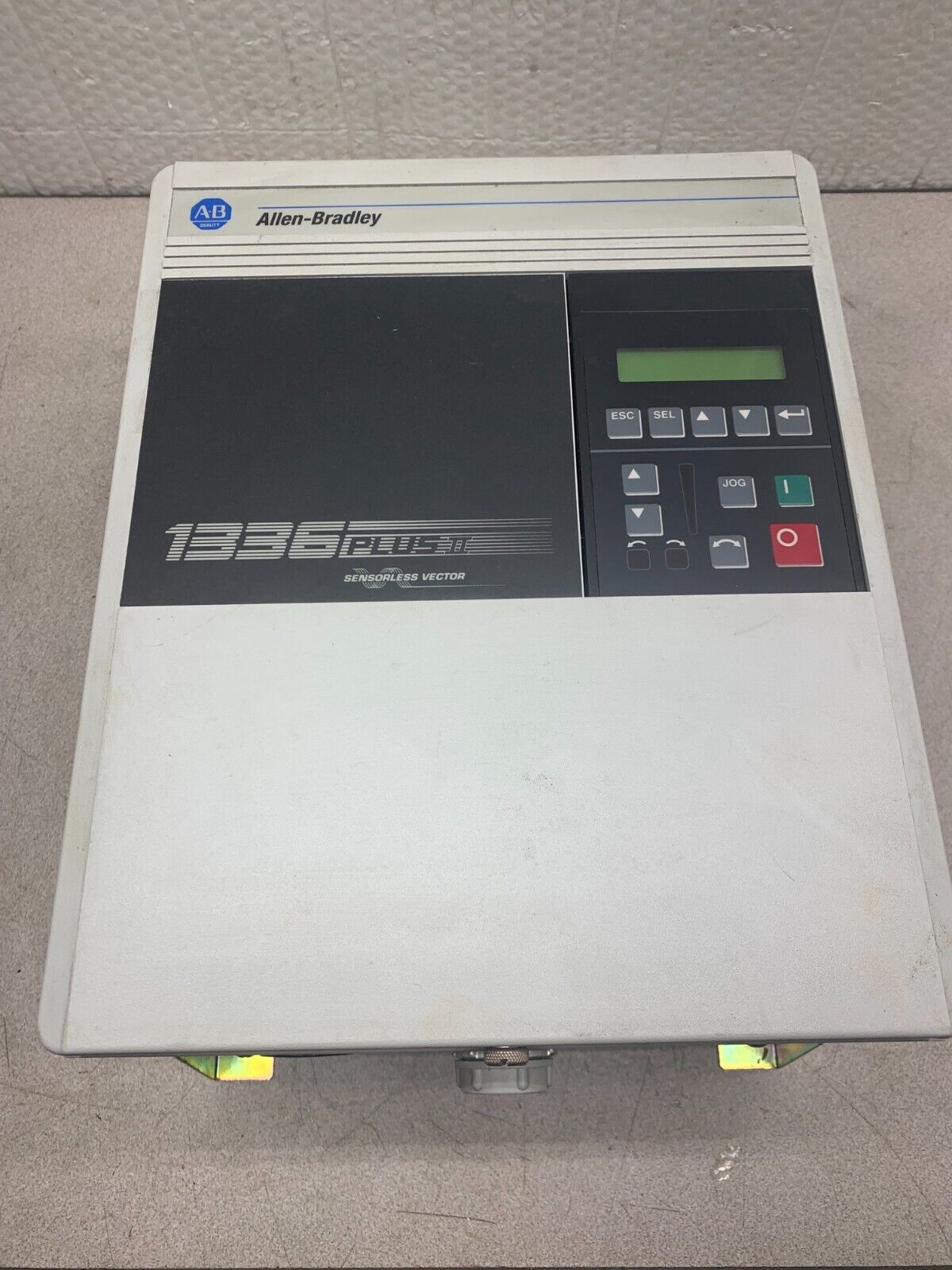 USED ALLEN-BRADLEY 7.5HP 1336 PLUS II DRIVE 1336F-BRF75-AA-EN-HAS2 SERIES A