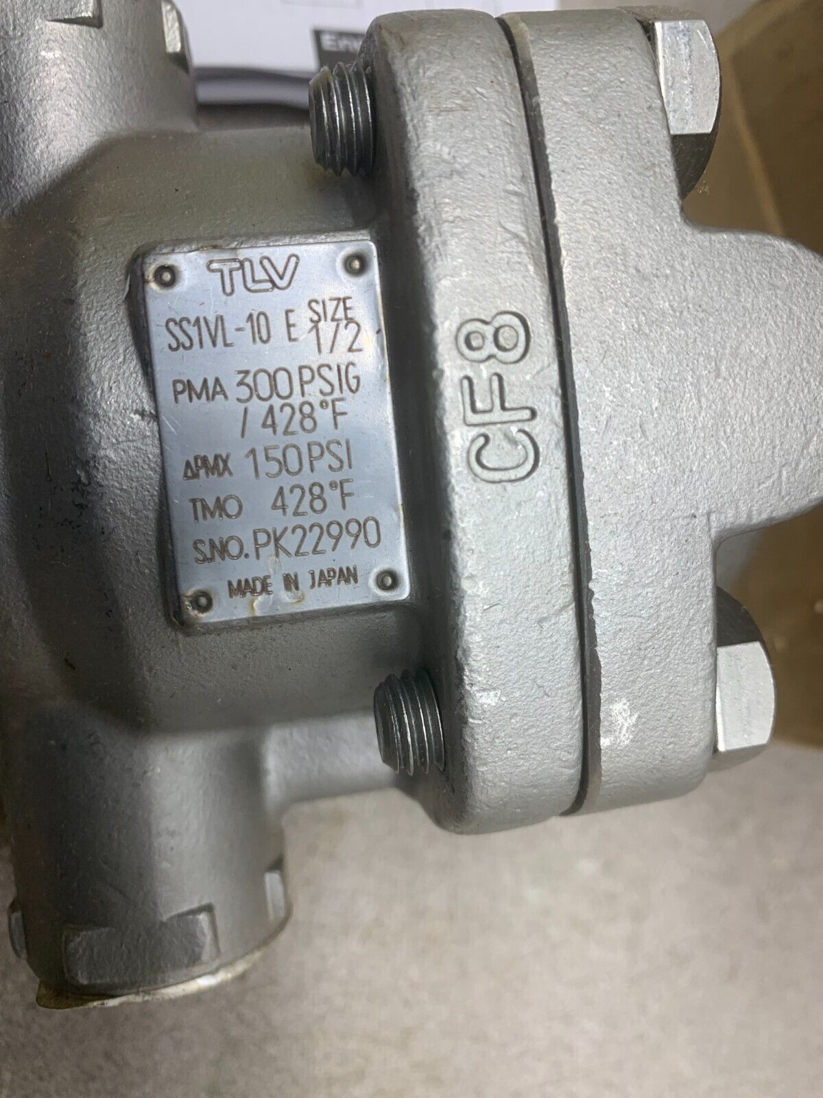 NEW NO BOX TLV 1/2" STEAM TRAP SS1VL-10E