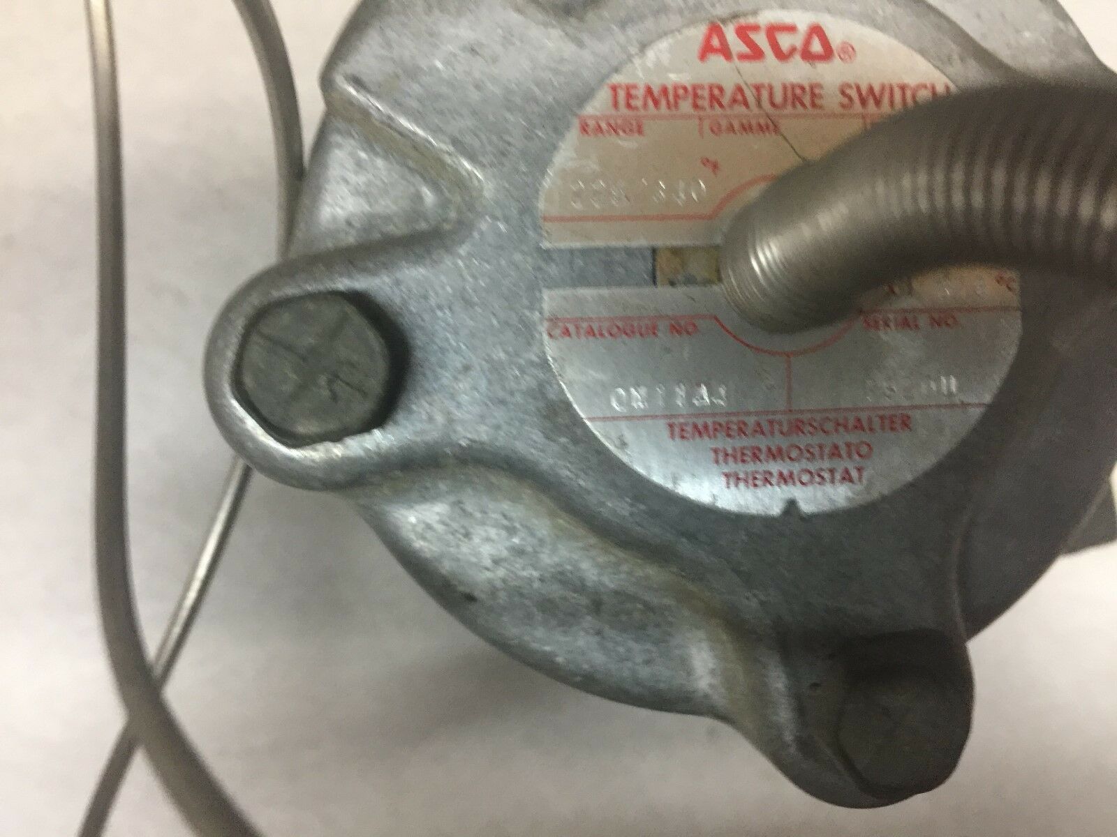 USED ASCO TEMPERATURE SWITCH SB11A / QN11A4