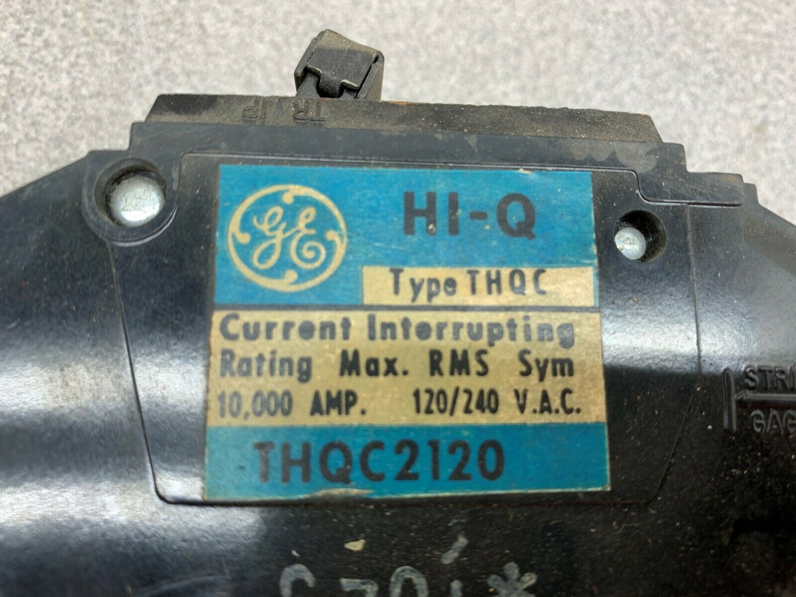 LOT OF 2 NEW NO BOX GE BREAKER THQC2120