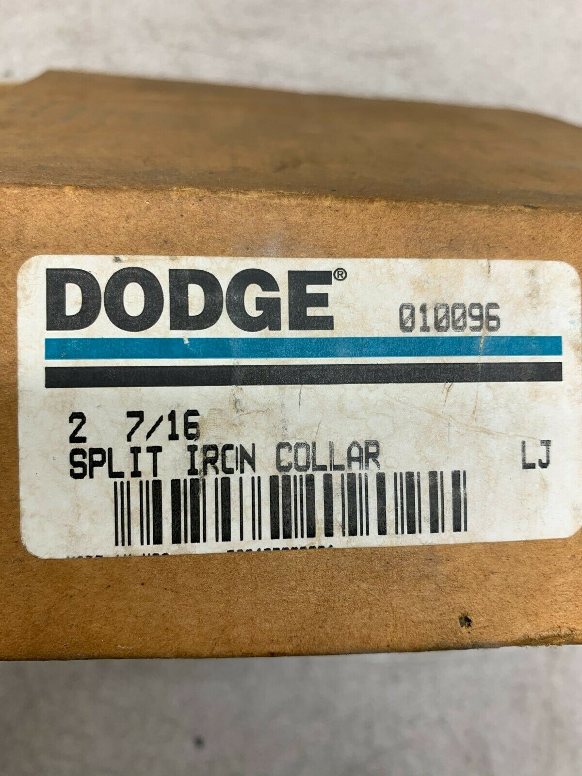 NEW IN BOX DODGE 2 7/16 SPLIT IRON COLLAR 010096