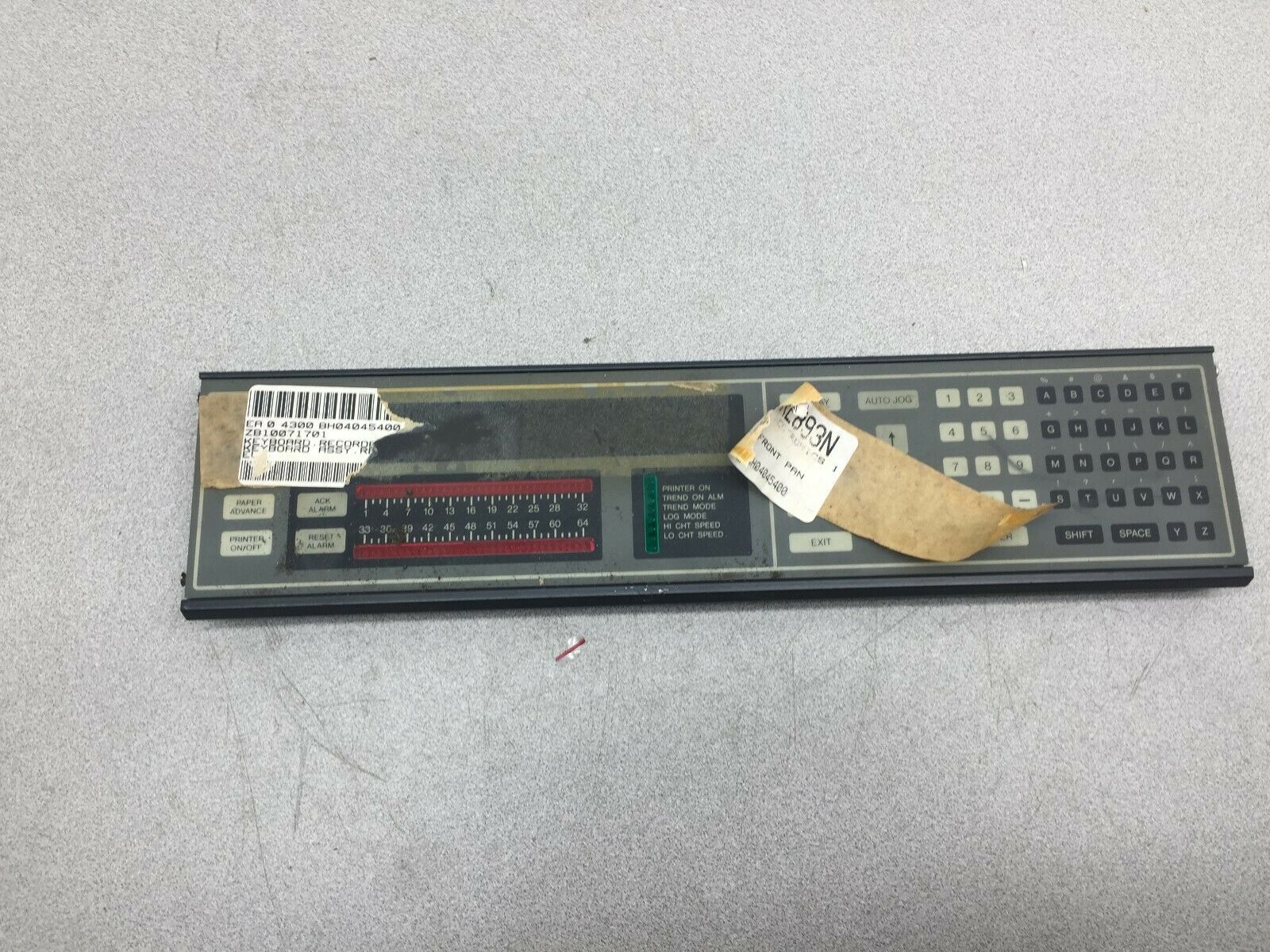 USED WESTRONICS KEYBOARD ASSY 2B10071701