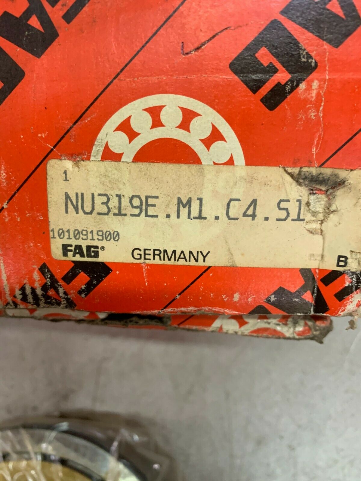 NEW IN BOX FAG NU319EM1C4S1 CYLINDRICAL ROLLER BEARING NU319E.M1.C4.S1