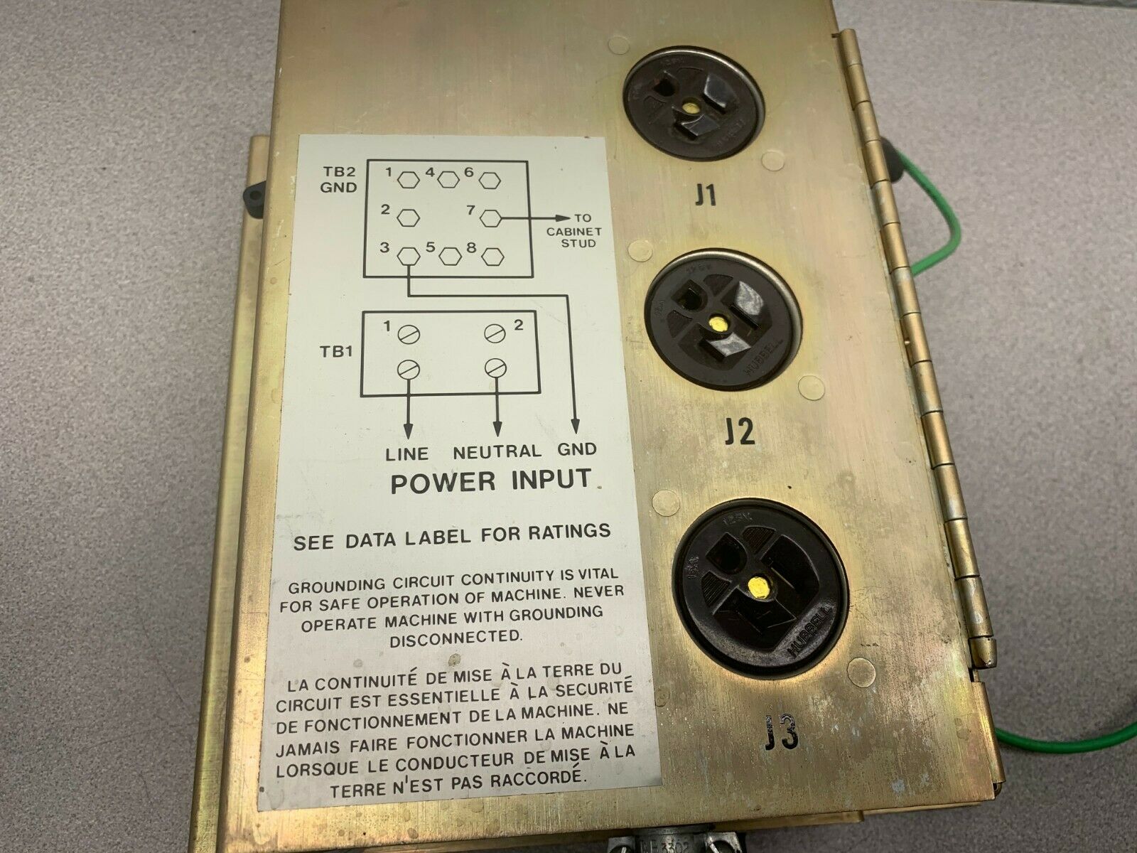 USED FOXBORO CONSOLE SUB. SYSTEM FWS1-VB-A1C19AE