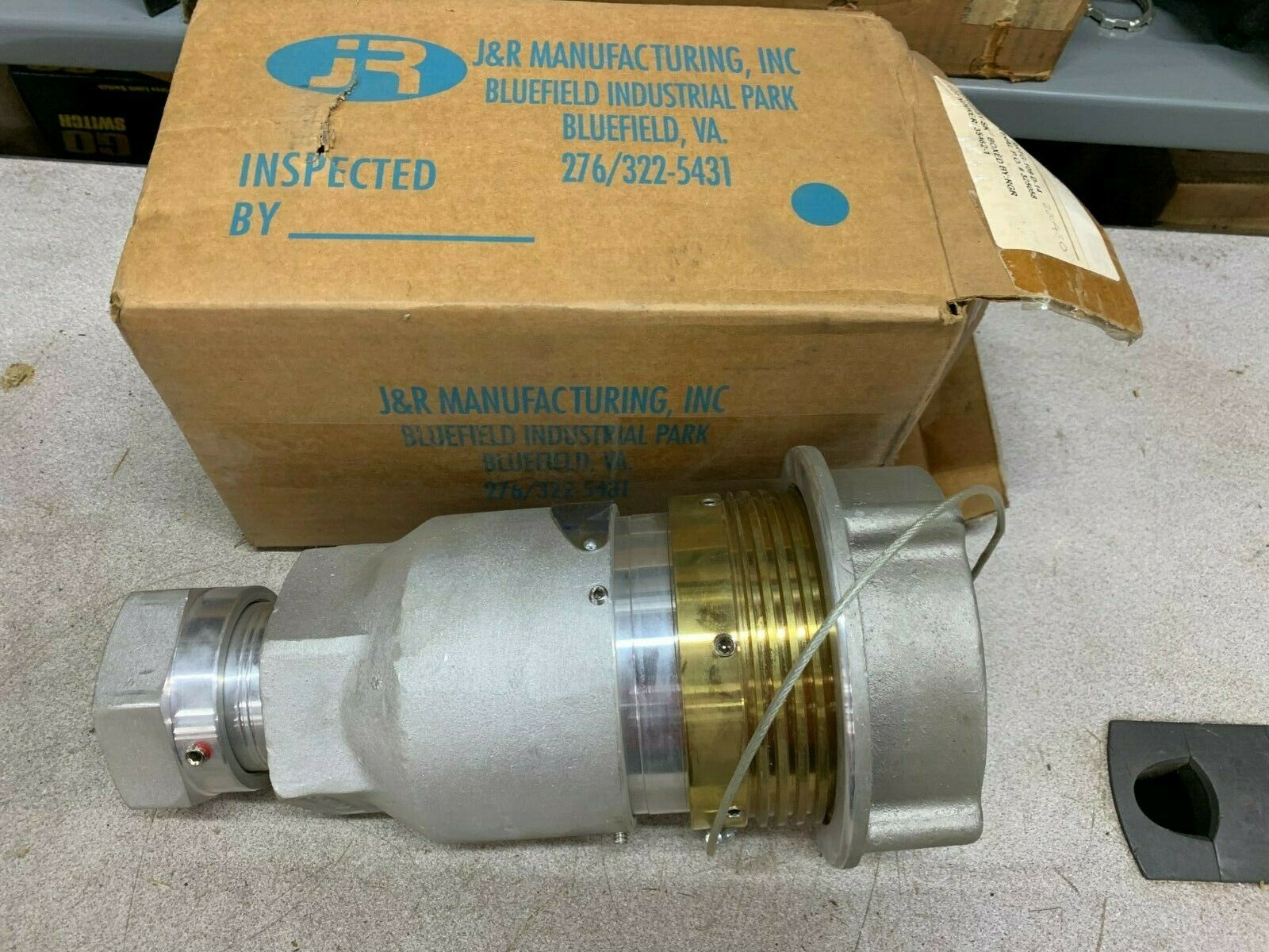 NEW J&R MANUFACTURING PLUG RECEPTACLE 7600PPA-RRA DRAWING 6800PPA-RRA-X/P-4127-0