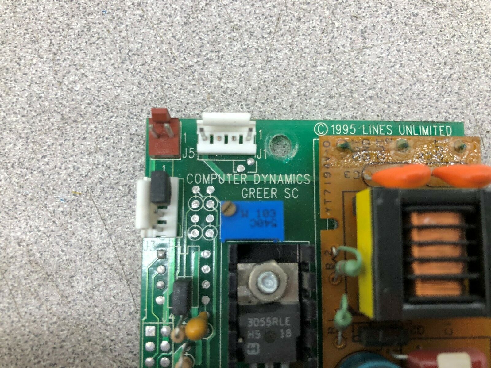 USED COMPUTER DYNAMICS CURCUIT BOARD SAE UL12V 94V-0