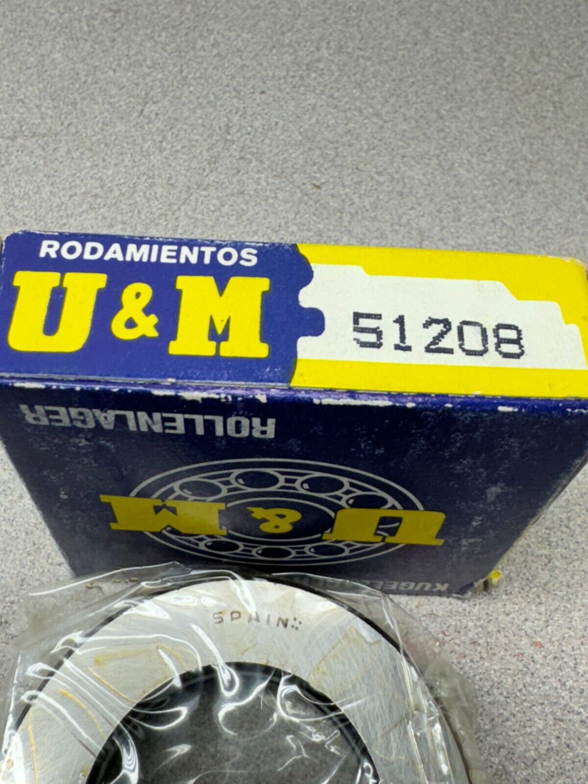 NEW IN BOX U&M BEARING 51208