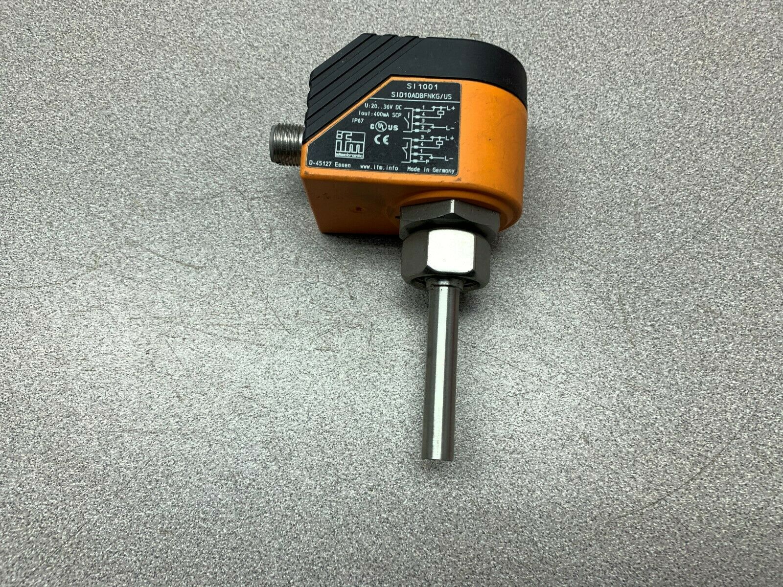 NEW NO BOX IFM FLOW MONITOR SID10AD8FNKG/US