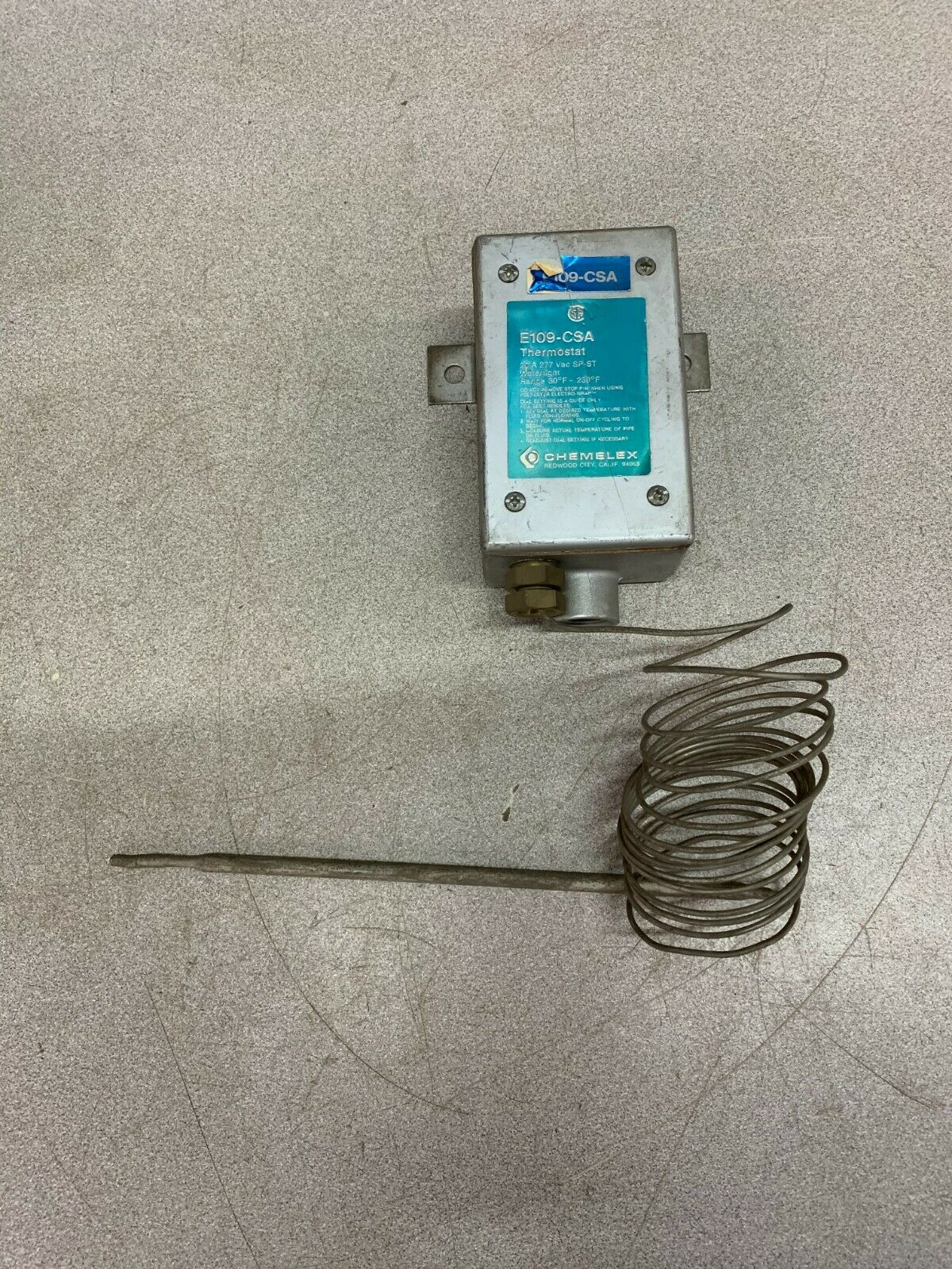 USED CHEMELEX THERMOSTAT E109-CSA