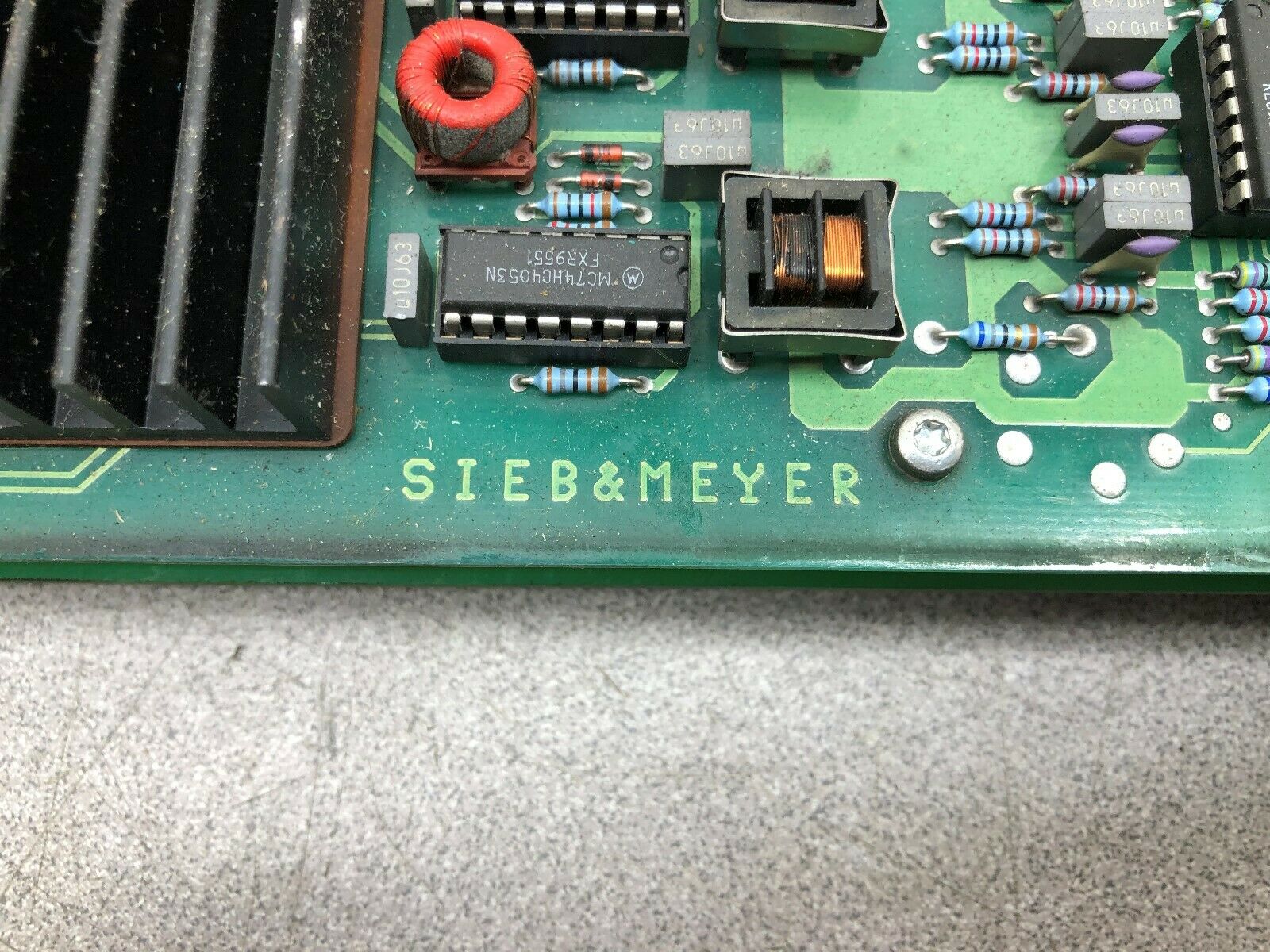 USED SIEB & MEYER SERVO AMPLIFIER 26.39.023.7