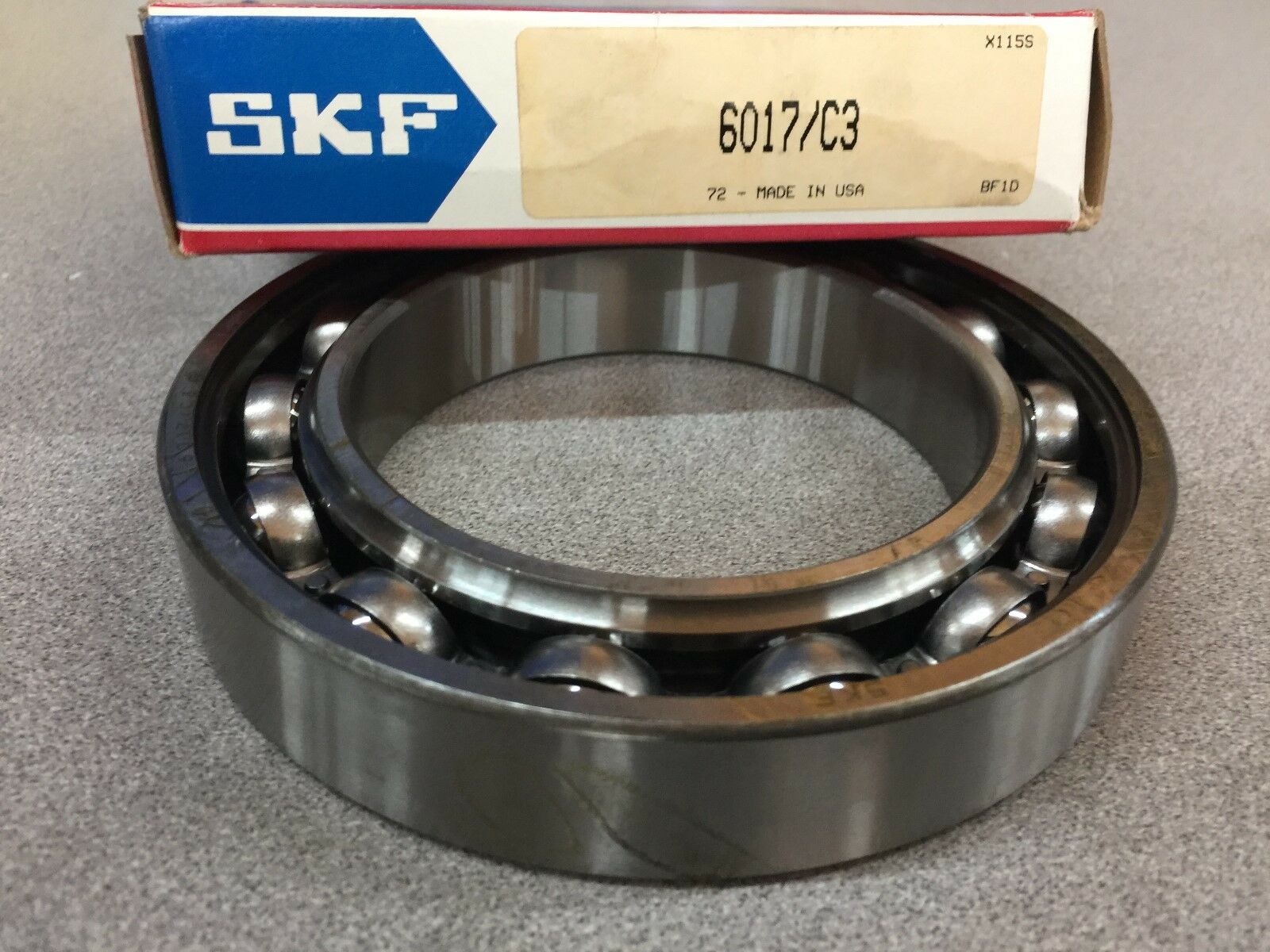 NEW IN BOX SKF BEARING 6017/C3