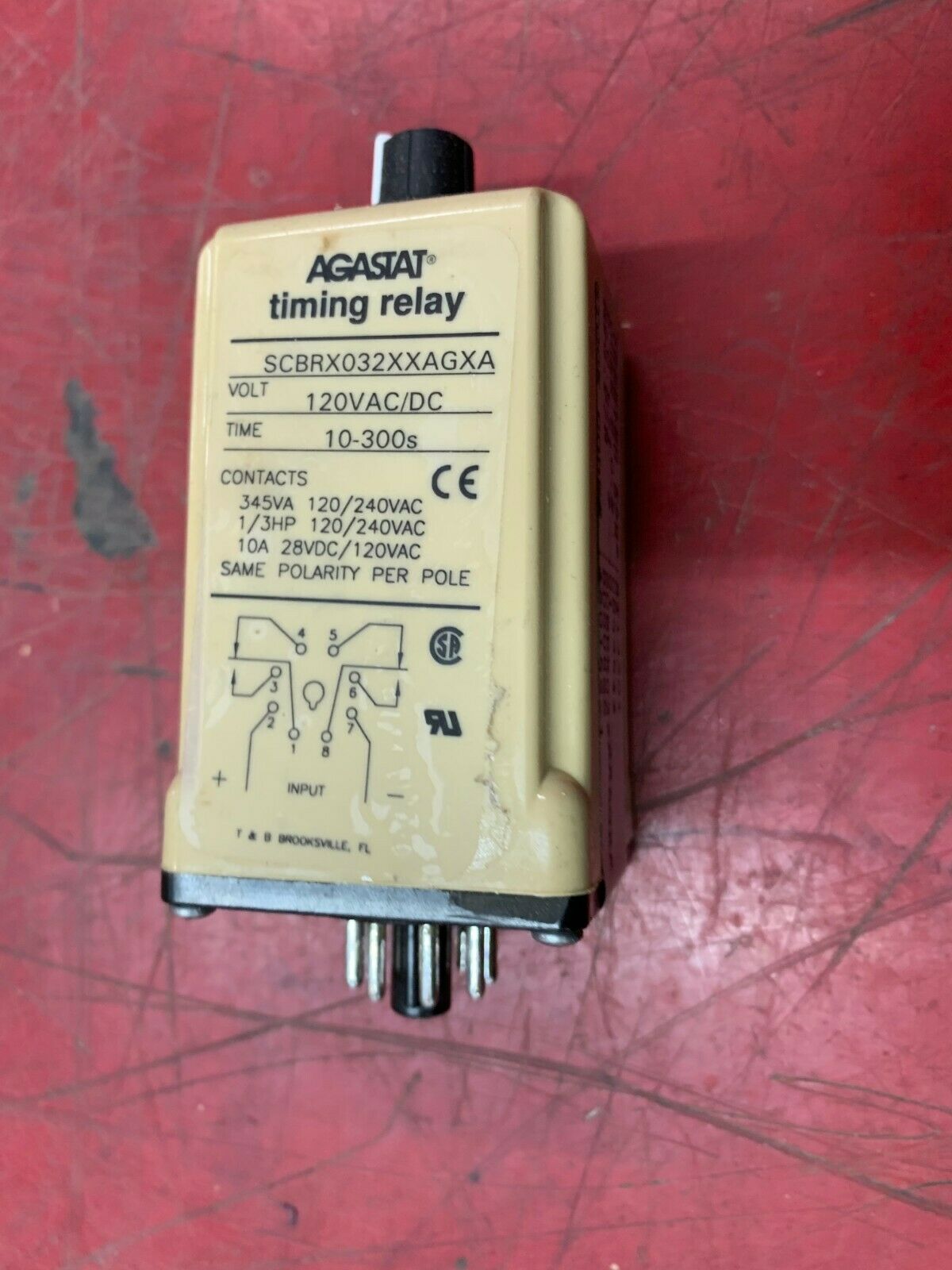 NEW NO BOX AGASTAT 10-300 SEC. TIMING RELAY SCRBX032XXAGXA