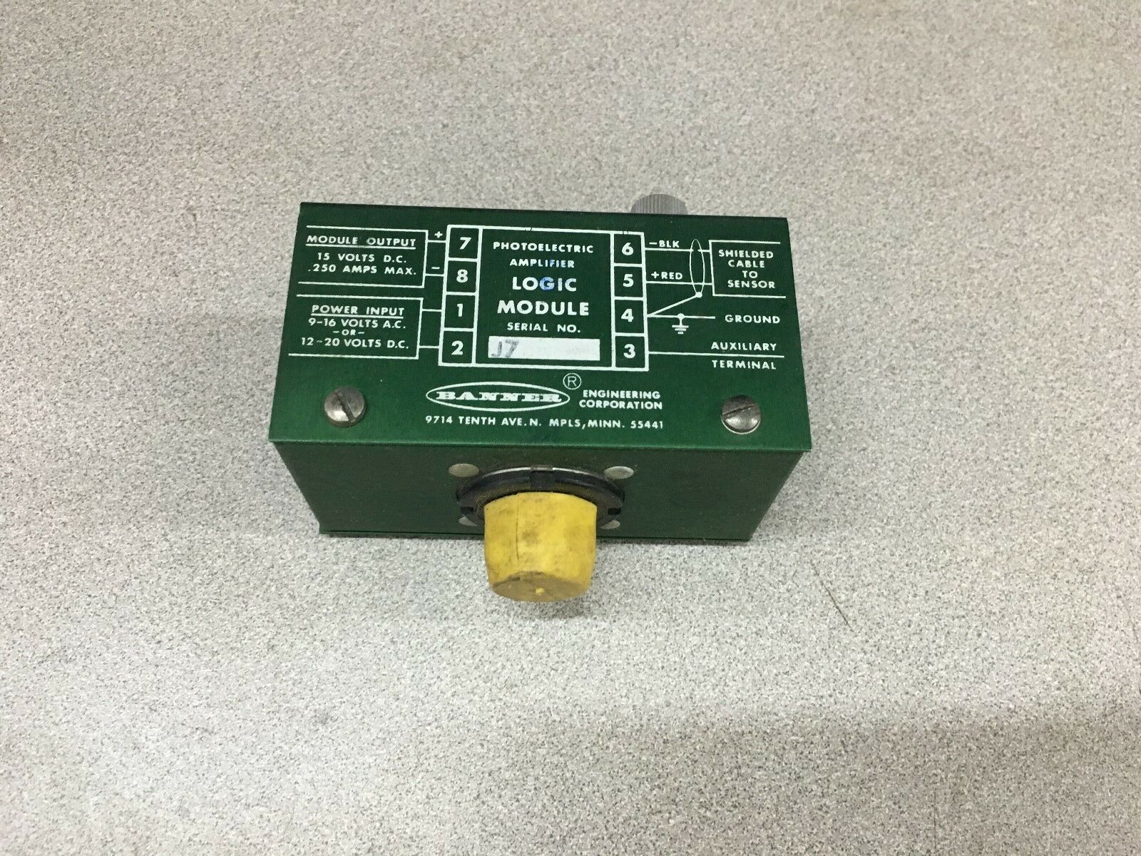 NEW NO BOX BANNER LOGIC MODULE B8-1