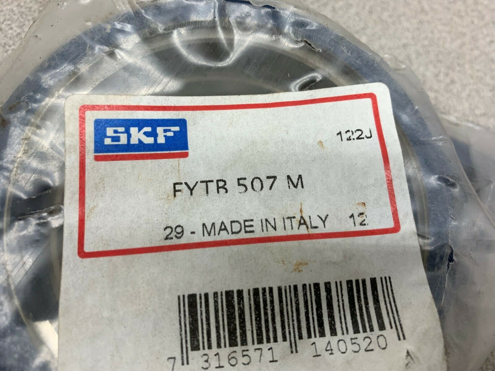 NEW NO BOX SKF BEARING  FYTR 507 M