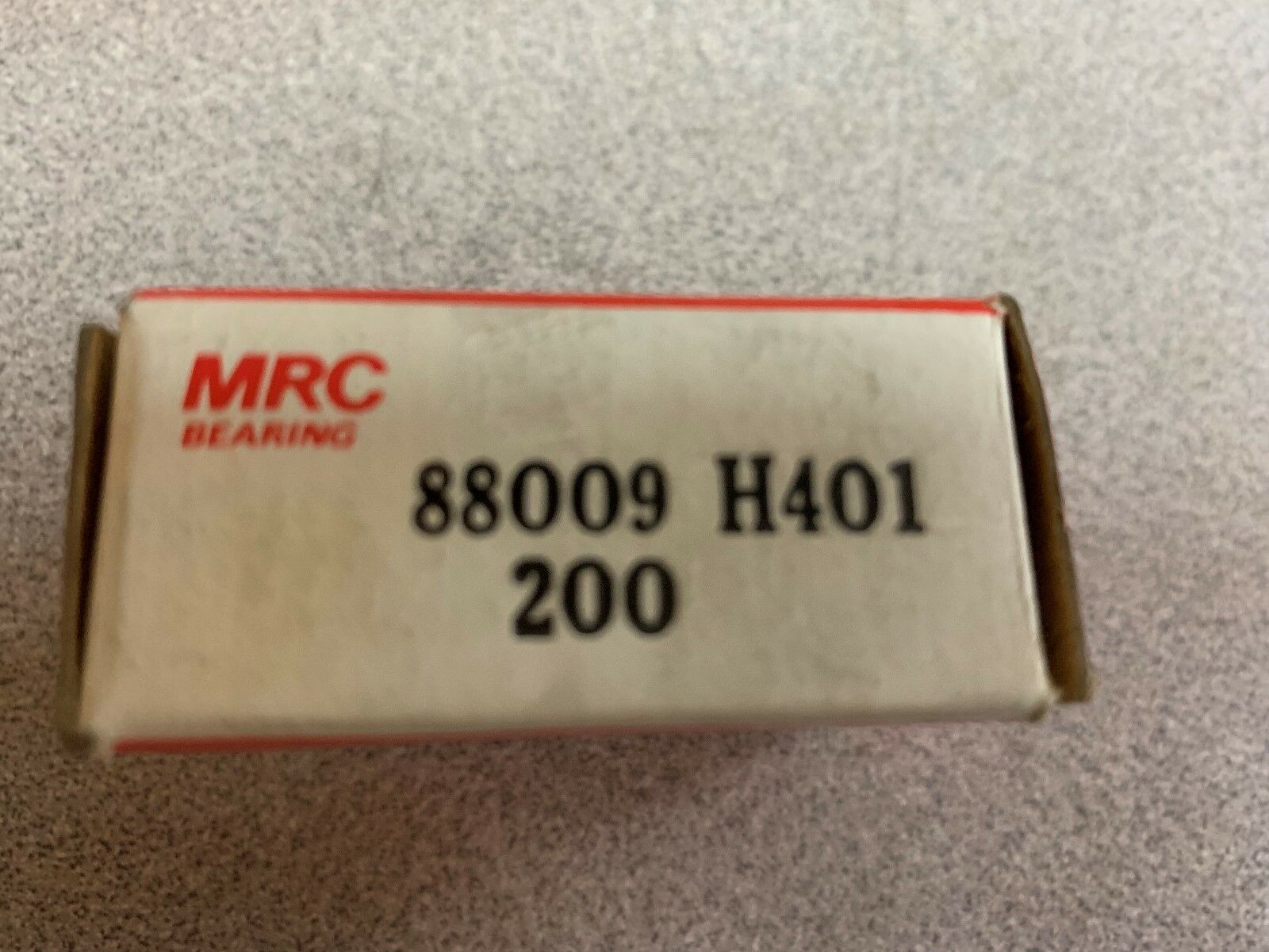 NEW IN BOX MRC BEARING 88009 H401 200